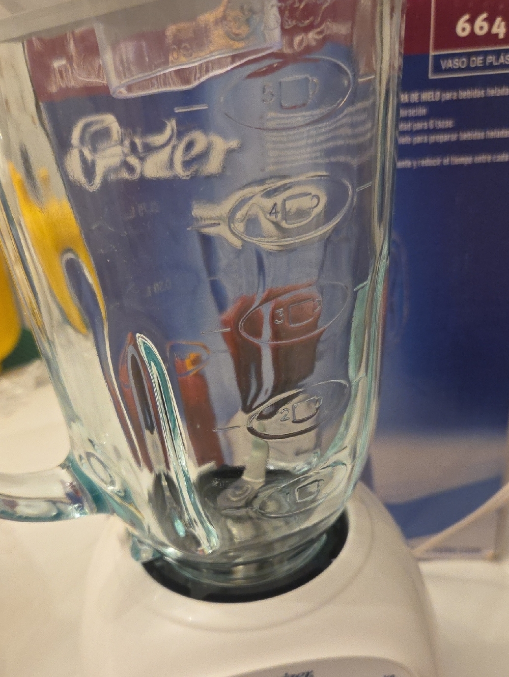 Oster Clear Glass Blender Pitcher with Measurement Markings